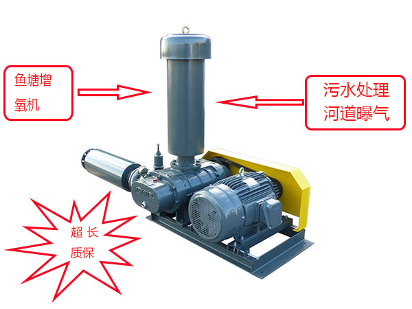 黑偉羅茨風機水產養(yǎng)殖增氧機